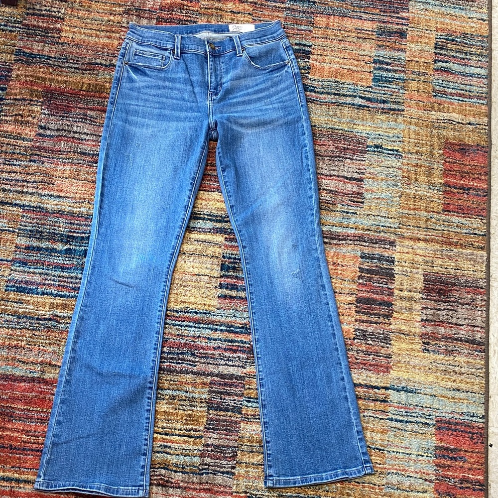 Cosmic Blue Love Womens Jeans Size 28 Waist